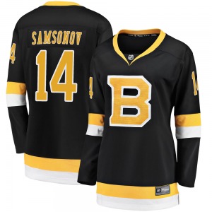 Premier Fanatics Branded Women's Sergei Samsonov Black Breakaway Alternate Jersey - NHL Boston Bruins