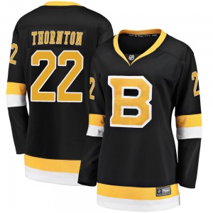 Premier Fanatics Branded Women's Shawn Thornton Black Breakaway Alternate Jersey - NHL Boston Bruins