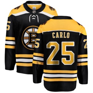 Breakaway Fanatics Branded Youth Brandon Carlo Black Home Jersey - NHL Boston Bruins