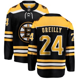 Breakaway Fanatics Branded Youth Terry O'Reilly Black Home Jersey - NHL Boston Bruins