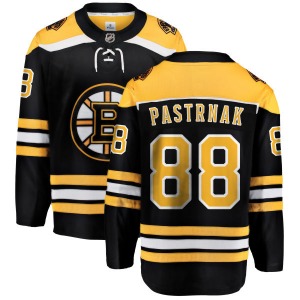 Breakaway Fanatics Branded Youth David Pastrnak Black Home Jersey - NHL Boston Bruins
