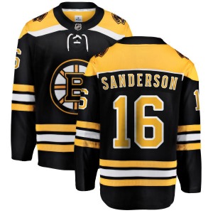 Breakaway Fanatics Branded Youth Derek Sanderson Black Home Jersey - NHL Boston Bruins