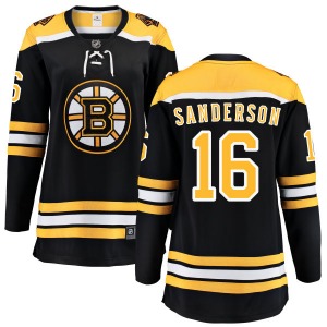 Breakaway Fanatics Branded Women's Derek Sanderson Black Home Jersey - NHL Boston Bruins