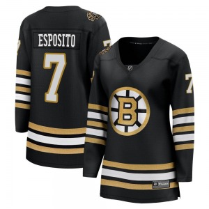 Premier Fanatics Branded Women's Phil Esposito Black Breakaway 100th Anniversary Jersey - NHL Boston Bruins