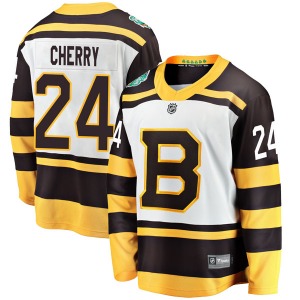Breakaway Fanatics Branded Youth Don Cherry White 2019 Winter Classic Jersey - NHL Boston Bruins