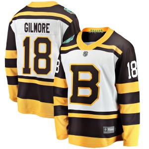 Breakaway Fanatics Branded Youth Happy Gilmore White 2019 Winter Classic Jersey - NHL Boston Bruins
