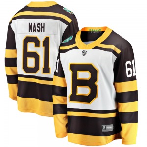 Breakaway Fanatics Branded Youth Rick Nash White 2019 Winter Classic Jersey - NHL Boston Bruins