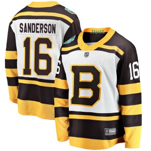 Breakaway Fanatics Branded Youth Derek Sanderson White 2019 Winter Classic Jersey - NHL Boston Bruins