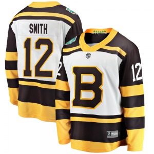 Breakaway Fanatics Branded Youth Craig Smith White 2019 Winter Classic Jersey - NHL Boston Bruins