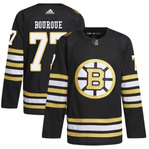 Authentic Adidas Youth Ray Bourque Black 100th Anniversary Primegreen Jersey - NHL Boston Bruins