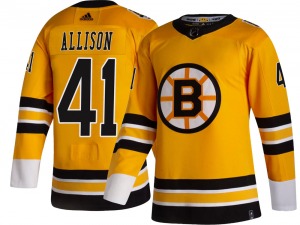 Breakaway Adidas Youth Jason Allison Gold 2020/21 Special Edition Jersey - NHL Boston Bruins