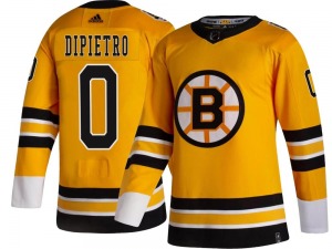Breakaway Adidas Youth Michael DiPietro Gold 2020/21 Special Edition Jersey - NHL Boston Bruins