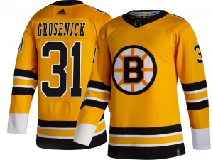 Breakaway Adidas Youth Troy Grosenick Gold 2020/21 Special Edition Jersey - NHL Boston Bruins