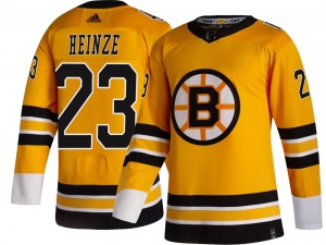 Breakaway Adidas Youth Steve Heinze Gold 2020/21 Special Edition Jersey - NHL Boston Bruins