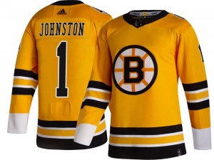 Breakaway Adidas Youth Eddie Johnston Gold 2020/21 Special Edition Jersey - NHL Boston Bruins