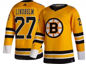 Breakaway Adidas Youth Hampus Lindholm Gold 2020/21 Special Edition Jersey - NHL Boston Bruins