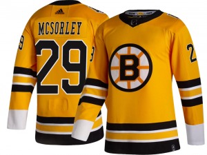 Breakaway Adidas Youth Marty Mcsorley Gold 2020/21 Special Edition Jersey - NHL Boston Bruins