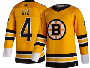 Breakaway Adidas Youth Bobby Orr Gold 2020/21 Special Edition Jersey - NHL Boston Bruins