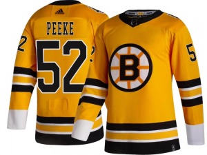 Breakaway Adidas Youth Andrew Peeke Gold 2020/21 Special Edition Jersey - NHL Boston Bruins