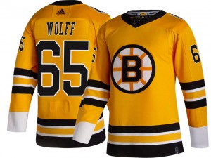 Breakaway Adidas Youth Nick Wolff Gold 2020/21 Special Edition Jersey - NHL Boston Bruins