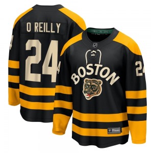 Breakaway Fanatics Branded Youth Terry O'Reilly Black 2023 Winter Classic Jersey - NHL Boston Bruins