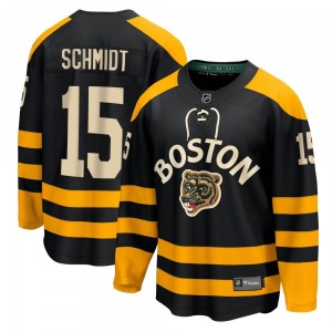 Breakaway Fanatics Branded Youth Milt Schmidt Black 2023 Winter Classic Jersey - NHL Boston Bruins