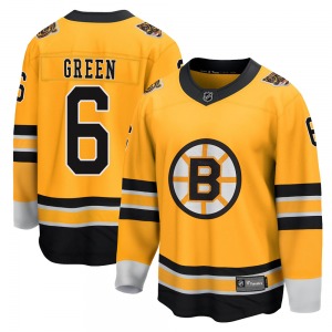 Breakaway Fanatics Branded Youth Ted Green Gold 2020/21 Special Edition Jersey - NHL Boston Bruins