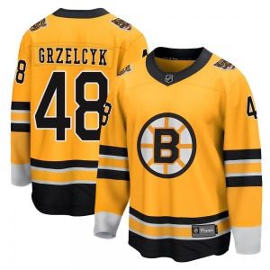 Breakaway Fanatics Branded Youth Matt Grzelcyk Gold 2020/21 Special Edition Jersey - NHL Boston Bruins