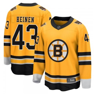 Breakaway Fanatics Branded Youth Danton Heinen Gold 2020/21 Special Edition Jersey - NHL Boston Bruins