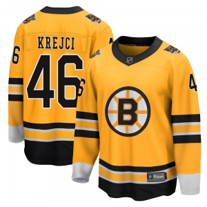 Breakaway Fanatics Branded Youth David Krejci Gold 2020/21 Special Edition Jersey - NHL Boston Bruins