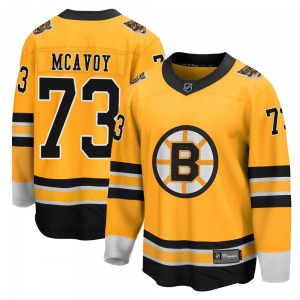 Breakaway Fanatics Branded Youth Charlie McAvoy Gold 2020/21 Special Edition Jersey - NHL Boston Bruins