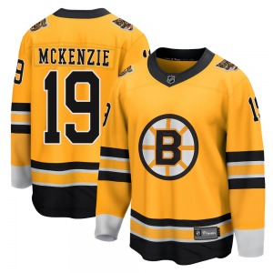 Breakaway Fanatics Branded Youth Johnny Mckenzie Gold 2020/21 Special Edition Jersey - NHL Boston Bruins