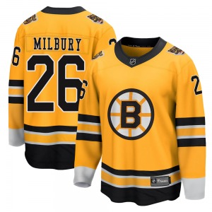 Breakaway Fanatics Branded Youth Mike Milbury Gold 2020/21 Special Edition Jersey - NHL Boston Bruins