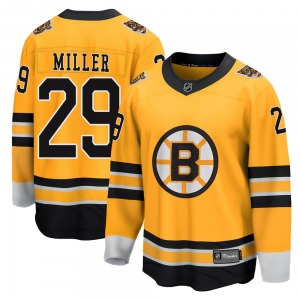Breakaway Fanatics Branded Youth Jay Miller Gold 2020/21 Special Edition Jersey - NHL Boston Bruins