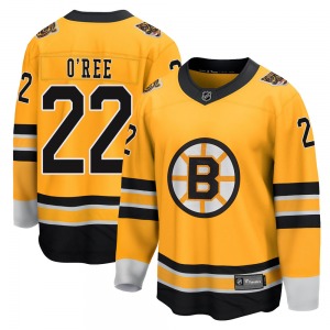 Breakaway Fanatics Branded Youth Willie O'ree Gold 2020/21 Special Edition Jersey - NHL Boston Bruins