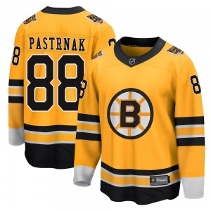 Breakaway Fanatics Branded Youth David Pastrnak Gold 2020/21 Special Edition Jersey - NHL Boston Bruins