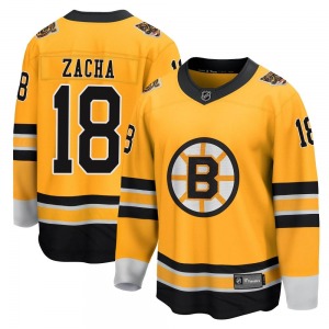 Breakaway Fanatics Branded Youth Pavel Zacha Gold 2020/21 Special Edition Jersey - NHL Boston Bruins