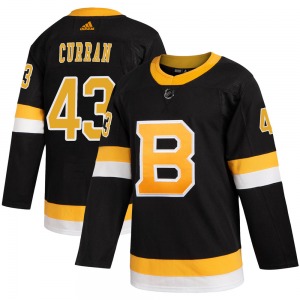 Authentic Adidas Youth Kodie Curran Black Alternate Jersey - NHL Boston Bruins