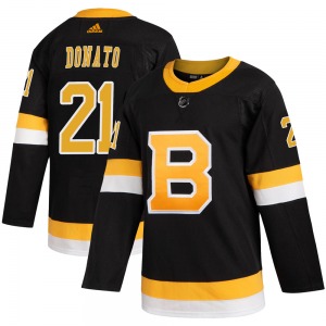 Authentic Adidas Youth Ted Donato Black Alternate Jersey - NHL Boston Bruins