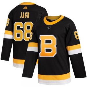 Authentic Adidas Youth Jaromir Jagr Black Alternate Jersey - NHL Boston Bruins