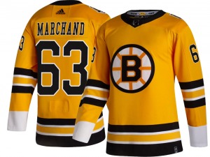 Breakaway Adidas Adult Brad Marchand Gold 2020/21 Special Edition Jersey - NHL Boston Bruins
