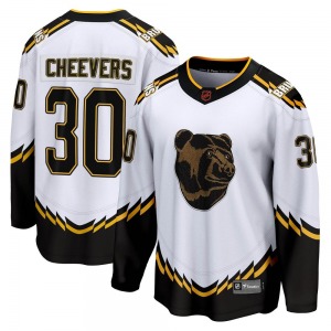 Breakaway Fanatics Branded Adult Gerry Cheevers White Special Edition 2.0 Jersey - NHL Boston Bruins