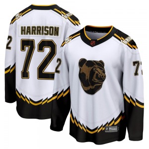 Breakaway Fanatics Branded Adult Brett Harrison White Special Edition 2.0 Jersey - NHL Boston Bruins