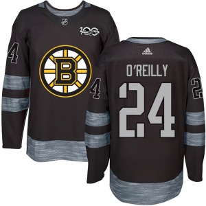 Authentic Adult Terry O'Reilly Black 1917-2017 100th Anniversary Jersey - NHL Boston Bruins