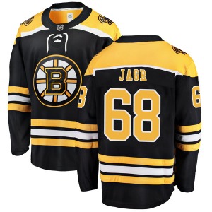 Breakaway Fanatics Branded Adult Jaromir Jagr Black Home Jersey - NHL Boston Bruins