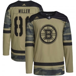 Authentic Adidas Adult Kevan Miller Camo Military Appreciation Practice Jersey - NHL Boston Bruins