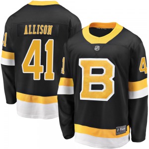 Premier Fanatics Branded Adult Jason Allison Black Breakaway Alternate Jersey - NHL Boston Bruins