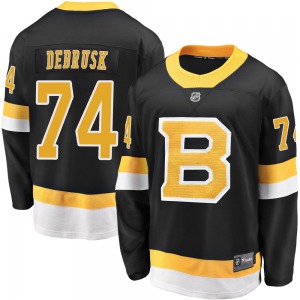 Premier Fanatics Branded Adult Jake DeBrusk Black Breakaway Alternate Jersey - NHL Boston Bruins
