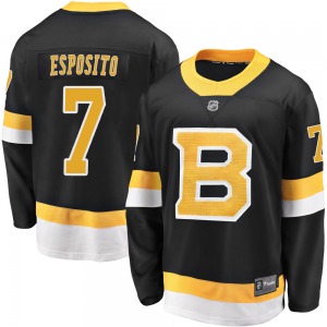 Premier Fanatics Branded Adult Phil Esposito Black Breakaway Alternate Jersey - NHL Boston Bruins