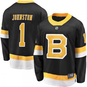 Premier Fanatics Branded Adult Eddie Johnston Black Breakaway Alternate Jersey - NHL Boston Bruins